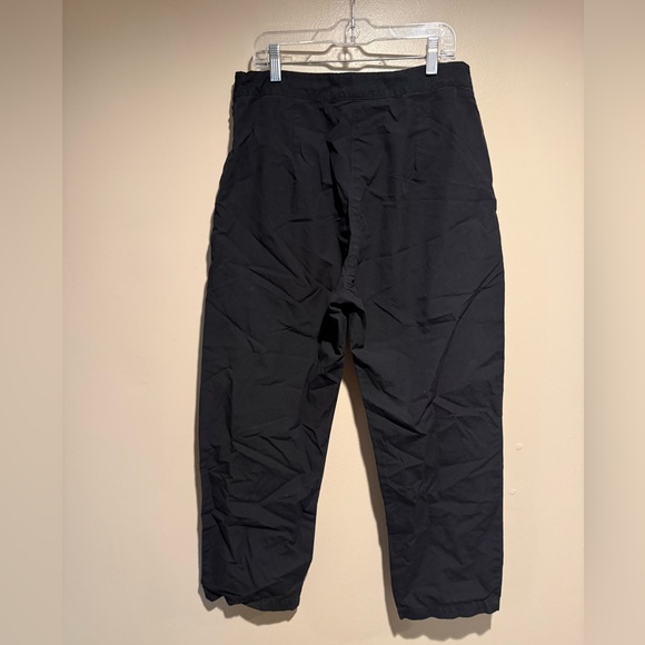 Prairie Underground Black Side-Zip Utility crop pants size small poplin cotton - Picture 7 of 8